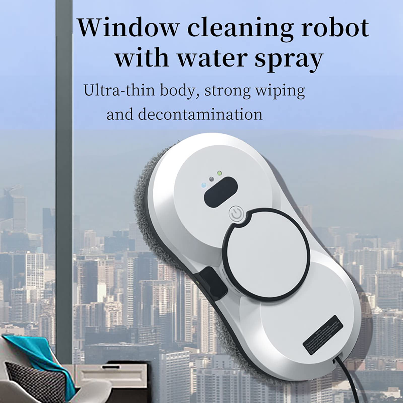 窓　掃除機 Amazon | 窓拭きロボット 窓掃除ロボット【双方向自動スプレー